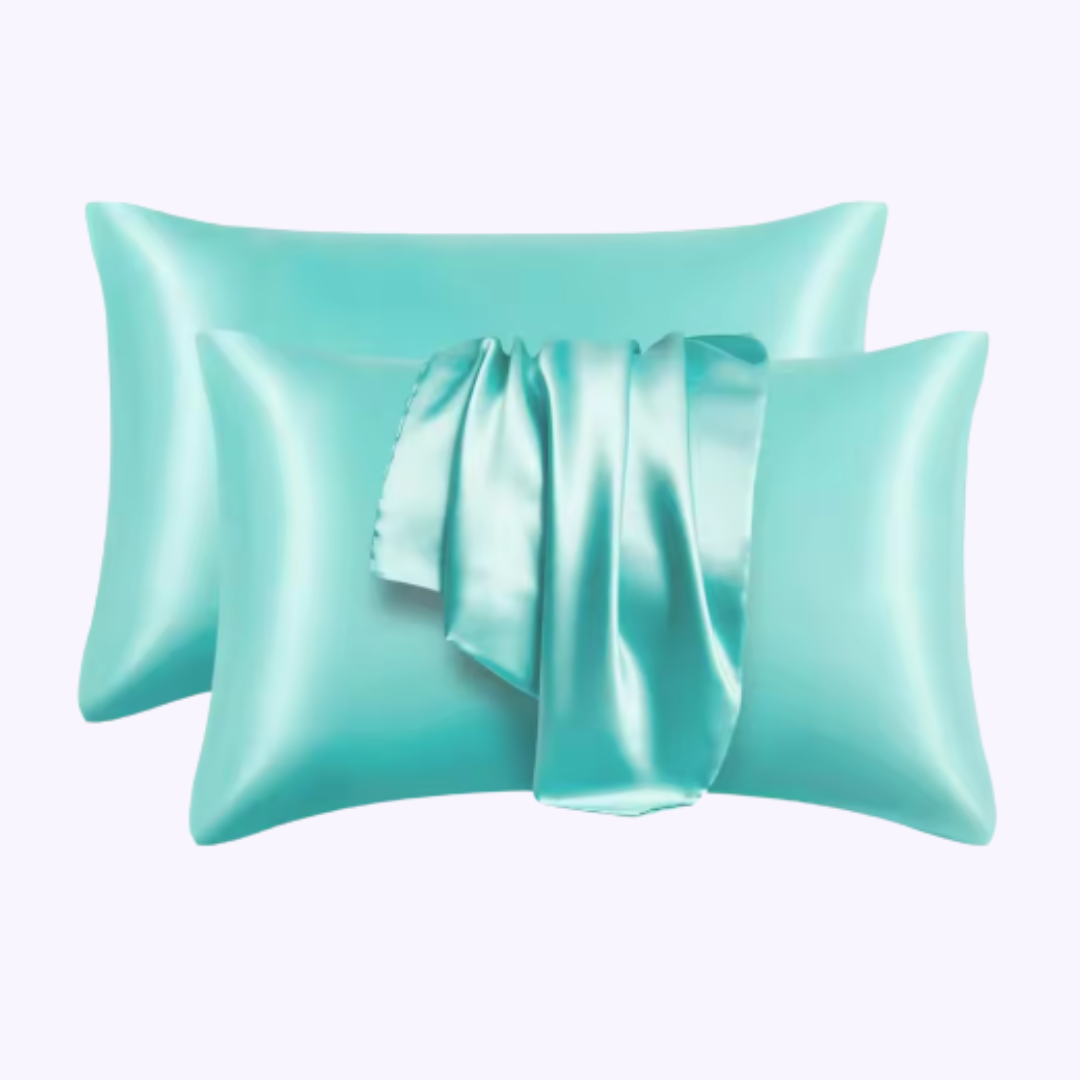 Taie d'oreiller en satin - 2PCS