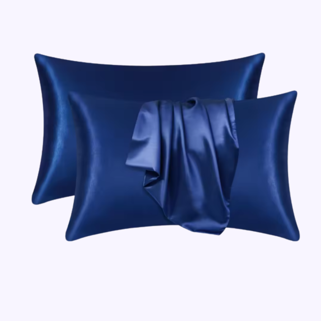 Taie d'oreiller en satin - 2PCS