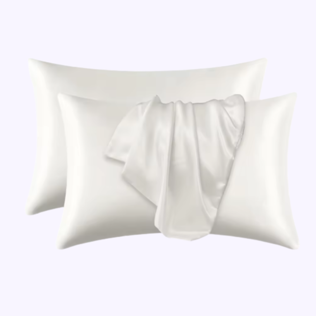 Taie d'oreiller en satin - 2PCS