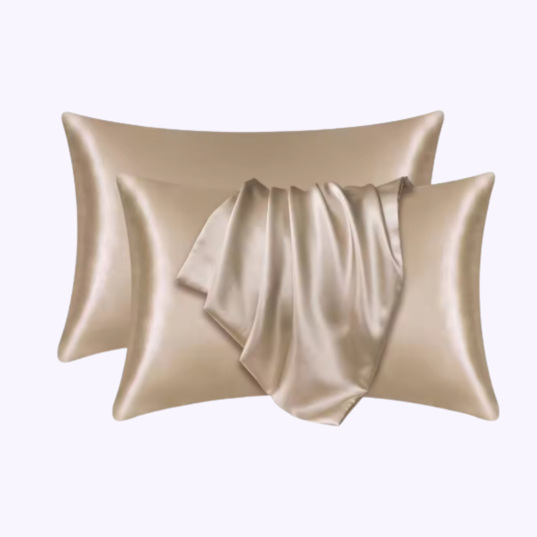 Taie d'oreiller en satin - 2PCS
