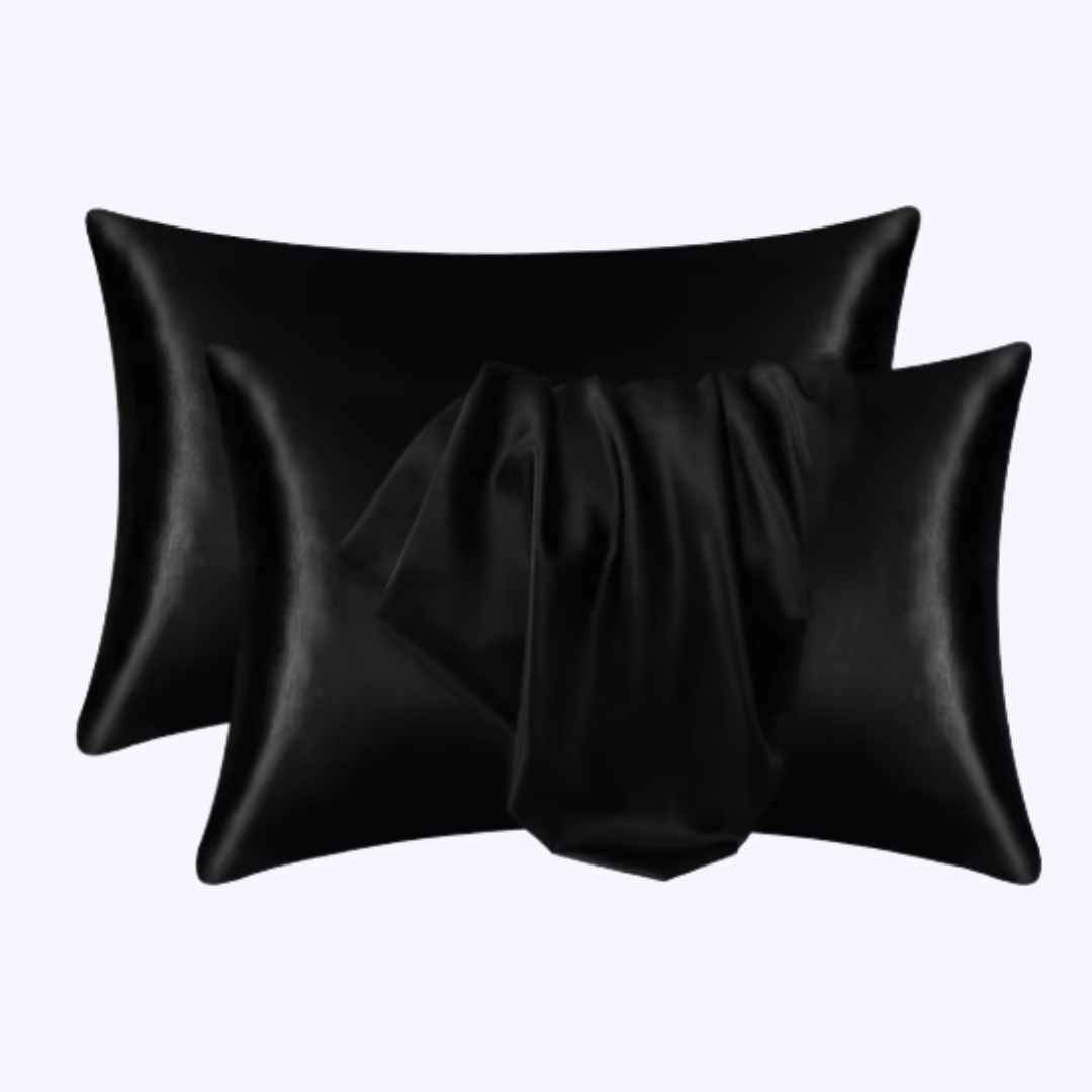 Taie d'oreiller en satin - 2PCS