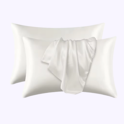 Taie d'oreiller en satin - 2PCS