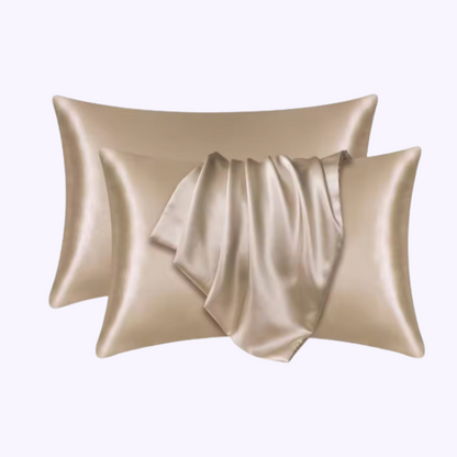 Taie d'oreiller en satin - 2PCS